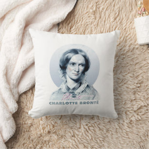 Charlotte Bronte Richmond Painting Portrait Kussen