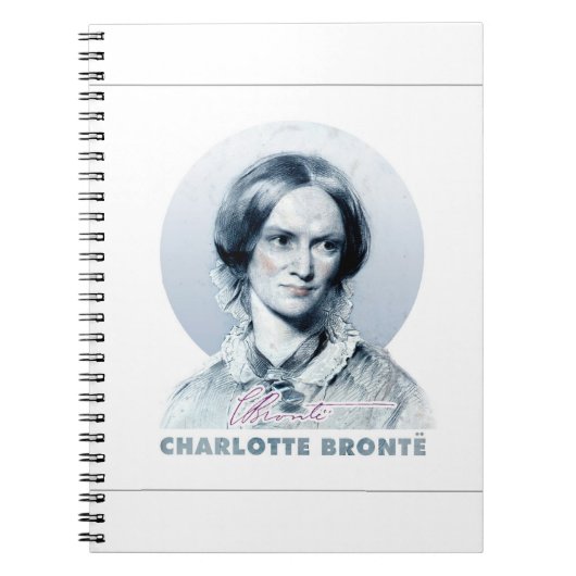 Charlotte Bronte Richmond Painting Portrait Notitieboek (Voorkant)