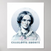 Charlotte Bronte Richmond Painting Portrait Poster (Voorkant)