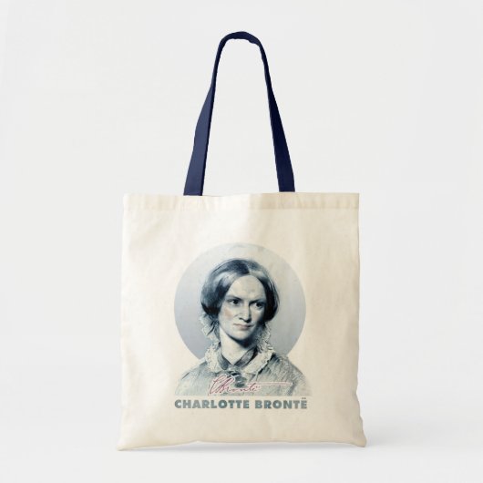 Charlotte Bronte Richmond Painting Portrait Tote Bag (Voorkant)