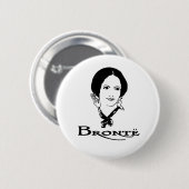 Charlotte Bronte Ronde Button 5,7 Cm (Voorkant /achterkant)