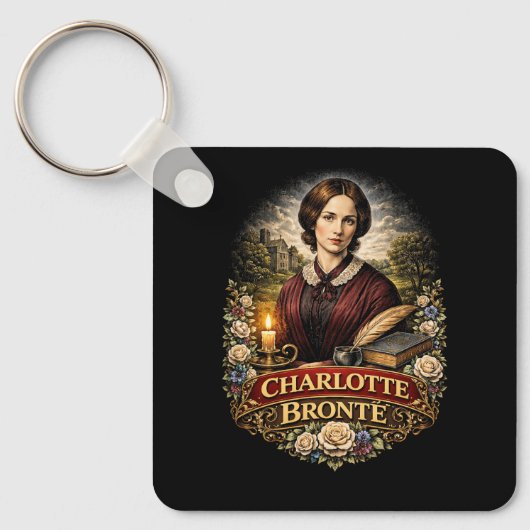 Charlotte Bronte Sleutelhanger (Voorkant)
