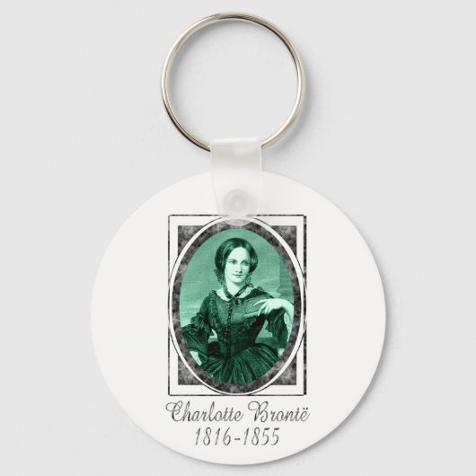 Charlotte Brontë Sleutelhanger (Voorkant)