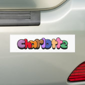 Charlotte Bumpersticker (Op auto)