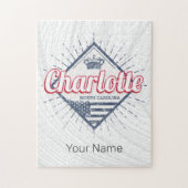 Charlotte City North Carolina Verenigde Staten Legpuzzel (Verticaal)