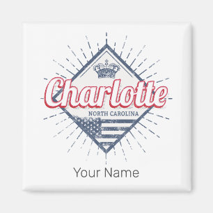 Charlotte City North Carolina Verenigde Staten Magneet