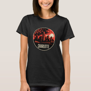 Charlotte City North Carolina Verenigde Staten T-shirt