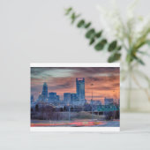 charlotte city skyline briefkaart (Staand voorkant)