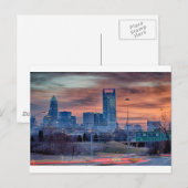 charlotte city skyline briefkaart (Voorkant / Achterkant)