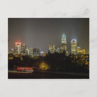 Charlotte city skyline briefkaart