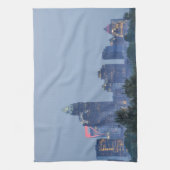 Charlotte city skyline theedoek (Verticaal)