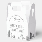 Charlotte | City Skyline Wedding Favor Box Bedankdoosjes (Geopend)