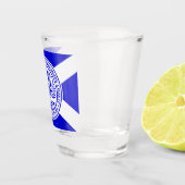 Charlotte City vlag Shot Glas (Rechts)