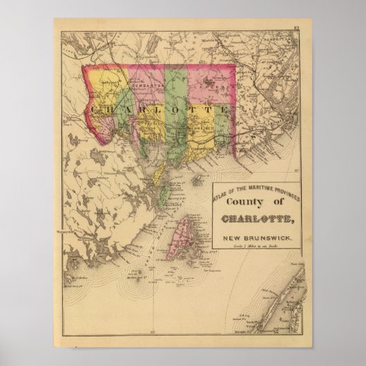 Charlotte Co., NB Poster (Voorkant)