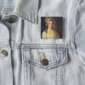 Charlotte Corday Vierkante Button 5,1 Cm (In situ)