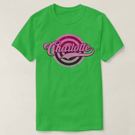 Charlotte de naam t-shirt (Design voorkant)