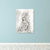 Charlotte de Savoie Canvas Afdruk (Insitu (Houten vloer))