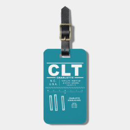 Charlotte Douglas International Airport CLT Bagagelabel