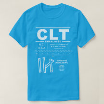 Charlotte Douglas Int'l Airport CLT T-shirt