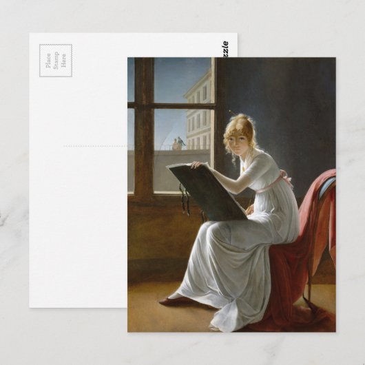 Charlotte du Val d'Ognes door Marie-Denise Villers Briefkaart (Voorkant / Achterkant)