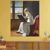 Charlotte du Val d'Ognes door Marie-Denise Villers Canvas Afdruk (Insitu (Woonkamer))