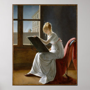 Charlotte du Val d'Ognes door Marie-Denise Villers Poster