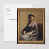Charlotte Dubourg 1882 Briefkaart (Voorkant / Achterkant)