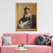 Charlotte Dubourg 1882 Canvas Afdruk (Insitu (Woonkamer))