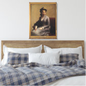 Charlotte Dubourg 1882 Canvas Afdruk (Insitu (Slaapkamer))