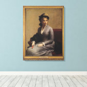 Charlotte Dubourg 1882 Canvas Afdruk (Insitu (Houten vloer))