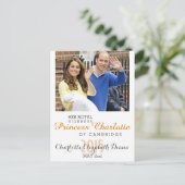 Charlotte Elizabeth Diana - British Will Kate Briefkaart (Staand voorkant)