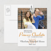 Charlotte Elizabeth Diana - British Will Kate Briefkaart (Voorkant / Achterkant)