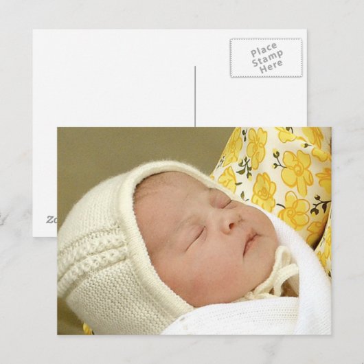 Charlotte Elizabeth Diana - British Will Kate Briefkaart (Voorkant / Achterkant)