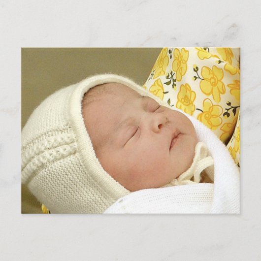 Charlotte Elizabeth Diana - British Will Kate Briefkaart (Voorkant)