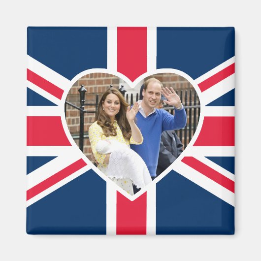 Charlotte Elizabeth Diana - British Will Kate Magneet (Voorkant)