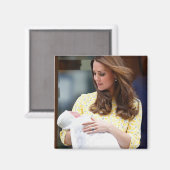 Charlotte Elizabeth Diana - British Will Kate Magneet (Voorkant / Achterkant)