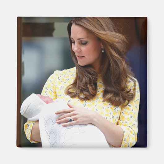 Charlotte Elizabeth Diana - British Will Kate Magneet (Voorkant)