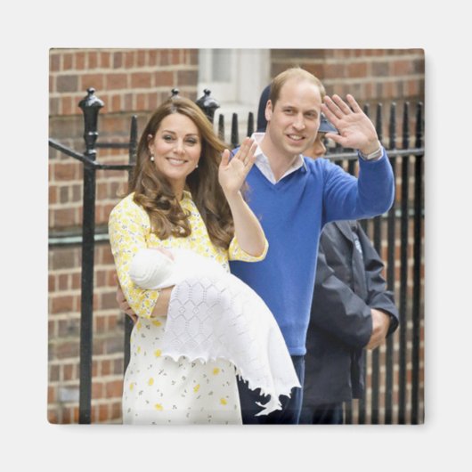 Charlotte Elizabeth Diana - British Will Kate Magneet (Voorkant)