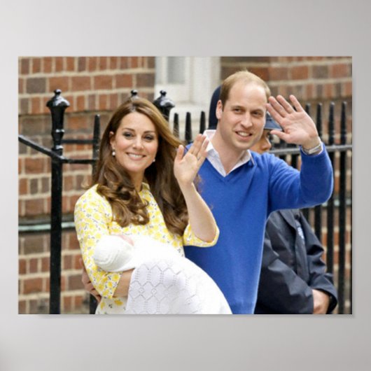 Charlotte Elizabeth Diana - British Will Kate Poster (Voorkant)