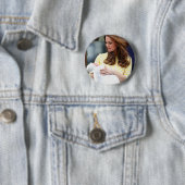 Charlotte Elizabeth Diana - British Will Kate Ronde Button 5,7 Cm (In situ)