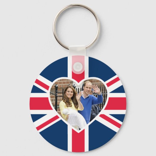 Charlotte Elizabeth Diana - Britse Willen Kate Sleutelhanger (Voorkant)