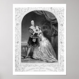 Charlotte en Susan Cushman als Romeo en Juliet, A Poster