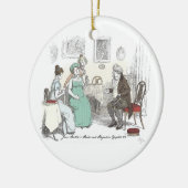Charlotte Engaged. - Jane Austen Pride & Prejudice Keramisch Ornament (Links)
