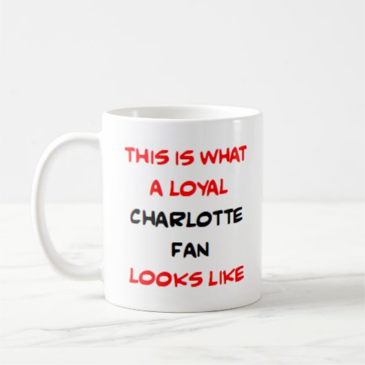 charlotte fan, loyal koffiemok (Links)
