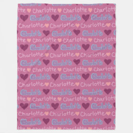Charlotte  fleece deken