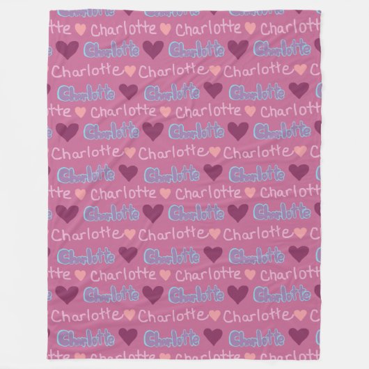 Charlotte fleece deken (Voorkant)
