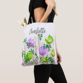 Charlotte Floral Monogram Tote Bag (Dichtbij)