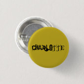Charlotte frpm Orphan Black character name funky f Ronde Button 3,2 Cm (Voorkant /achterkant)