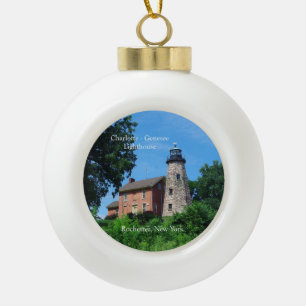 Charlotte Genesee Lighthouse Keramische Bal Ornament