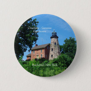 Charlotte Genesee Lighthouse knop Ronde Button 5,7 Cm